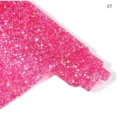 Hot pink rhinestone mesh sheet variant 07 for dazzling nail art and craft decorations. - 07# Rose Red