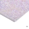Holographic diamond glitter nail art mat variant 04 sparkling crystal wrist rest pad. - 04# Nude AB