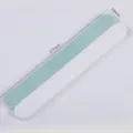 Professional double-sided nail file and buffer emery board for manicure care tools 177mm - BLK-40 / Green and White