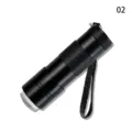 Mini Lampe UV LED Gel Ongles Silicone Noir Variante 02 Outil De Presse Portable - Noir
