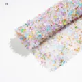 Nail Art Table Mat 04 Colorful Rhinestone Sequins Rolled Design Hand Pillow Nail Tool Accessory - POT-99-04