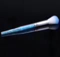 Crystal handle nail art brush gradient bristles professional makeup powder dust clean tool SKU - Blue