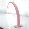 Pink half moon nail lamp LED desk light for beauty salon manicure workstation lighting equipment. - Plain / Pink