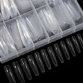 Transparente Sarg Falsche Nägel 240 Stk Box Set Full Cover Künstliche Nägel für Nagelkunst - 01 Transparent