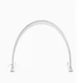 White crystal half-moon nail lamp LED arch desk light for beauty salon and manicure workstation. - Plain / White