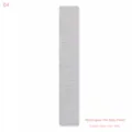 Professional rectangular nail file sanding block 100/180 grit manicure tool for shaping. - Rectangular Nail File
