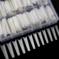 240 Pcs Boxed French False Nail Tips Clear Full Half Cover Extension Acrylic Nail Art - 09 Natural Color