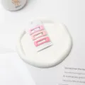 Detalle de horquillas para el pelo rosas degradadas, elegante set en cartón de presentación. - Pinza Nube Cuadrada (Paquete de 3) / Rosa Degradado