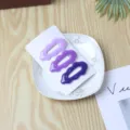 Pinzas de pelo de nube morada degradada, juego de 3 clips BB bonitos para estilo diario. - Pinza Nube Hueca (Paquete de 3) / Degradado Púrpura