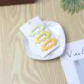Juego de horquillas de nube degradada, accesorios de cabello dulces y lindos para el día a día. - Pinza Nube Hueca (Paquete de 3) / Degradado Amarillo