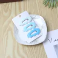 Set de horquillas de nube azul degradado, clips BB dulces y bonitos para peinados diarios. - Pinza Nube Hueca (Paquete de 3) / Degradado Azul