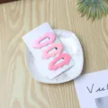 Set de pinzas para el cabello con nube degradada rosa, bonitos ganchos BB de metal dulce. - Pinza Nube Hueca (Paquete de 3) / Rosa Degradado