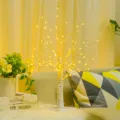LED Birch Tree Light Copper Wire Fairy Light Tabletop Lamp for Room Party Decor - 120cm 300 LEDs USB Steady On / Warm White