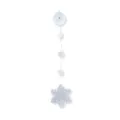 LED Navidad copo de nieve ventosa luz, perfecta lámpara de decoración de ventana de fiesta. - Luces de copo de nieve (blanco cálido)