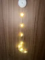 LED colgante ventosa luz estrella luna ventana decoración guirnalda cálida fiesta iluminación - Luna