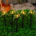 Solar rendier gazonlampen 5-in-1 waterdichte LED buiten tuin decoratieve grondspies lampen - Solar Powered / Elandontwerp (set van 5)