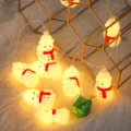 Cute snowman LED string lights for Christmas tree holiday home party decoration warm - Snowman with Scarf
