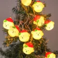 Christmas LED bear string lights festive holiday tree hanging decorative warm lighting lamps - Christmas Bear