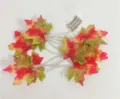 LED Autumn Maple Leaf String Lights Battery Operated Fairy Lights for Holiday Decor - Multi-Colored Single Leaf