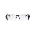 Modische Blaulichtfilter Lesebrille mit klaren Farbverlaufsgläsern und stilvollem Gestell. - 100 / Nicht magnetisch / Schwarz
