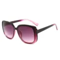 Oversized square sunglasses for women, vintage gradient frame stylish fashion sun eyewear. - Large Square Retro Style (2569) / Purple Frame Gradient Purple Lens