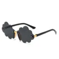 Kids fashion cloud shape sunglasses cute baby outdoor street snapshot sun glasses. - All Grey