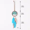 Car hanging ornament tree of life dream catcher with feathers rearview mirror pendant decor - MS9180C