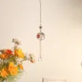 Crystal Tree of Life hanging pendant suncatcher, colorful gemstone variant style. - XY3236 Antique Bronze Tree of Life