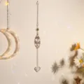 Crystal tree of life hanging suncatcher ornament for car rearview mirror and home decor. - XY3243 Oval Tree of Life Heart