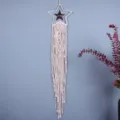 Handmade cotton woven star dream catcher wall hanging, bohemian home decor ornament variant. - 7213C