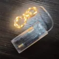 Catena luminosa LED a batteria, luci filo di rame per decorazione festa di Natale. - 2A 2 m bianco caldo (batteria non inclusa)