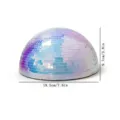 Irisierende Disco Halbkugel Spiegelkugel für Party Bühne Hochzeit 19.5cm groß - 20cm