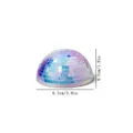 Bunte halbe Diskokugel Mosaik Spiegel Halbkugel fuer Party Buehne Hochzeit Decke 9.7cm - 10cm