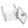 Transparente Acryl Aufbewahrungsbox mit Deckel fur Kosmetik Make-up Organizer und Desktop. - Klein (mit Deckel)