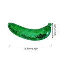 Banana Mosaico Disco Verde Decorazione Tavolo Retro Frutta Misura 16.5cm Lucida - Verde