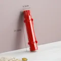 Rote Plastik Sushi Bazooka Maker Küche DIY Reisrolle Werkzeugform für das Kochen zu Hause - Gestreiftes Rohr / OPP-Beutel / Rot