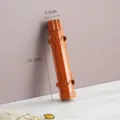 Orange plastic sushi bazooka maker tool kitchen DIY rice roll making mold 5.5x27.2cm - Striped Tube / OPP Bag / Orange