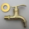 Zinklegierung Dekorativer Outdoor Garten Wasserhahn Antike Gravierte Wandmontage SKU - Goldener Glücksgriff