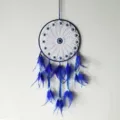Attrape-rêves œil bleu tenture murale décoration maison chambre chevet cadeau pendentif design - 9414A Bleu Roi