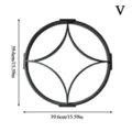 Kunststof ronde tuinbestratingsvorm beton DIY stepping stone cementmal 39,6 cm - Straatvorm V 40x40
