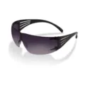 Occhiali da sole monoblocco senza montatura ciclismo sport antivento antipolvere alla moda - Grigio sfumato