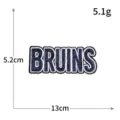 Κέντημα με παγιέτες γράμματα Bruins, κομψό διακοσμητικό αξεσουάρ για ρούχα και καπέλα. - Έμβλημα BRUINS (M1447)