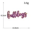 Bulldogs Κεντημένο Μπαλώματα με Πούλιες Λαμπερό DIY Ρούχα Διακοσμητικό Σήμα για Καπέλα - Έμβλημα Bulldogs (M1472)