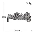 Κέντημα παγιέτας με επιγραφή patriots, εφαρμογή ρούχων DIY για μπουφάν και τσάντες. - Έμβλημα Patriots (M1437)