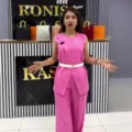 Solid color sleeveless top high waist wide leg pants two piece set women fashion outfit - Glitter