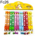Colorful nylon pet collars with cute cat pattern, safety buckle and bell for cats and dogs. - FC26