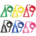Pet dog harness and leash set, colorful vest style with bone pattern for small pets. - Multicolor