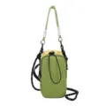 Stylish color-block crossbody phone bag for outdoor travel and daily trendy street wear. - Green