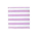 Serviette en papier jetable à rayures violettes et blanches pour fêtes et table quotidienne. - 20pcs Servantes