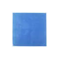 Blue folded paper napkin for party decoration and table setting, disposable tableware item. - 16 Pcs Paper Napkins